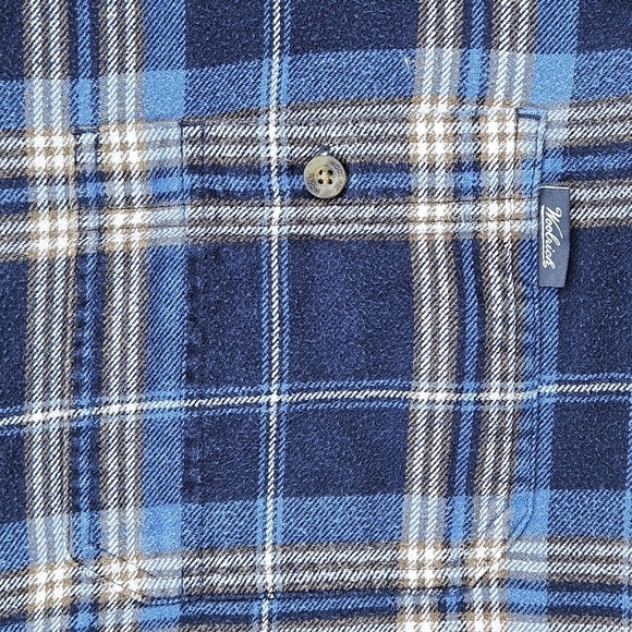 Vintage Woolrich Heavy Blue Multicolor Tartan Plaid Shirt Jacket Men's Large - Picture 4 of 16